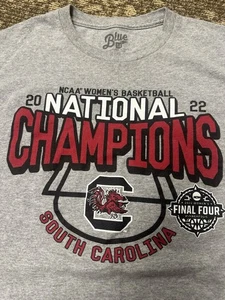 South Carolina Gamecocks 2022 NCAA Women’s Basketball National Champions XL - Picture 1 of 3