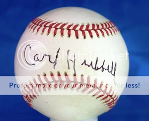 Carl Hubbell Psa/dna Authenticated Signed National League Baseball Autograph - Picture 1 of 1