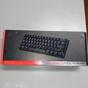 CK62PRO Motospeed Wired/Wireless Gaming Keyboard, White - Picture 1 of 13