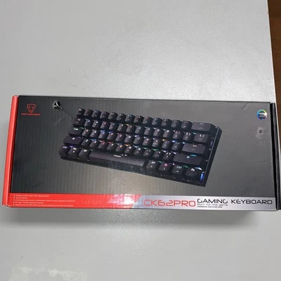 CK62PRO Motospeed Wired/Wireless Gaming Keyboard, White - Image 1 of 4