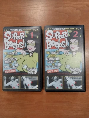 Something Weird Video VHS Super Boobs Vol. 1 & 2 Foto 1 de 4