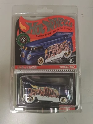 2019 Hot Wheels RLC EXCLUSIVE HOLIDAY VW VOLKSWAGEN DRAG BUS CHRISTMAS #7483 - Image 1 of 2