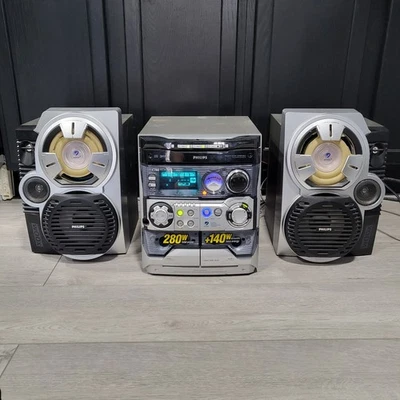 Philips FW-C788 Hi-Fi Stereo CD Player Cassette 280W WOox Speakers - UNTESTED - Image 1 of 4