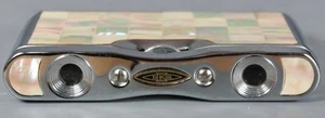 DKS Golden Bell Pearlescent Folding Binoculars, Adjustable - Picture 1 of 7