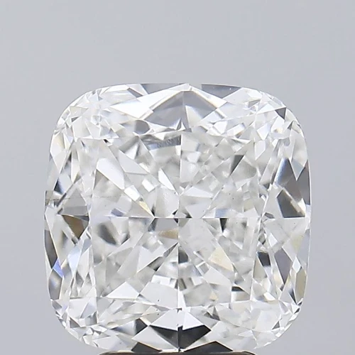 Loose Diamond Cushion Cut IGI Certified 3.10 Carat CVD Lab Created Grown F SI2 - Image 1 of 4