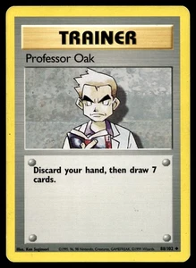 Professor Oak 088/102 Pokemon Base Set Unlimited Non Holo (MP) - Picture 1 of 2