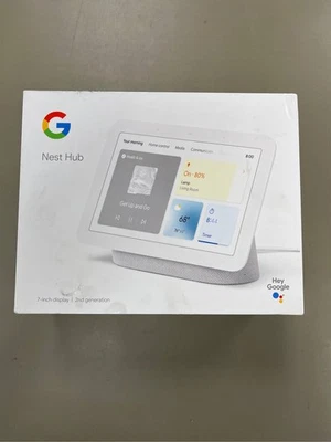 Nest Hub 第 2 代 - 智能家居扬声器和 7 英寸 带 Google Assistant 显示屏 - — 第 1/3 张图片