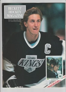 TARJETA DE HOCKEY REVISTA WAYNE GRETZKY BECKETT GUÍA DE PRECIOS EDICIÓN #1 SEPTIEMBRE/OCTUBRE 1990 - Imagen 1 de 2