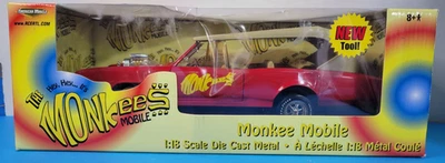 The Monkees Mobile 1966 GTO 1:18 Die Cast Ertl American Muscle Car 2003 Red - Image 1 of 4