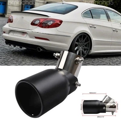 1PCS For Volkswagen CC / Passat CC Car Exhaust Pipe Tip Rear Tail Throat Muffler Foto 1 de 4