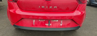 2017 SEAT IBIZA MK4 BACK BUMPER COMPLETE - RED EMOCION S3H - Image 1 of 4