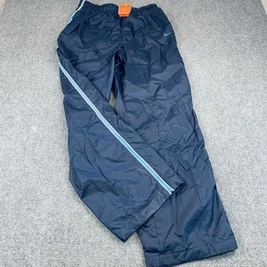 VTG Y2K NWT NIKE Baggy Track Pants. Nylon Swishy. 10” Leg Opening. Windbreaker M - Picture 1 of 15
