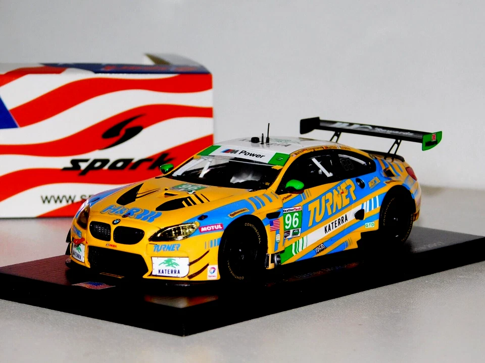 BMW M6 GT3 H&R TURNER MOTORSPORT #96 DAYTONA 2017 SPARK US137 1/43 - Immagine 1 di 1