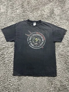 Vintage Mindless Self Indulgence Shut Me Up Y2K Punk Band Faded T Shirt Large - Picture 1 of 8