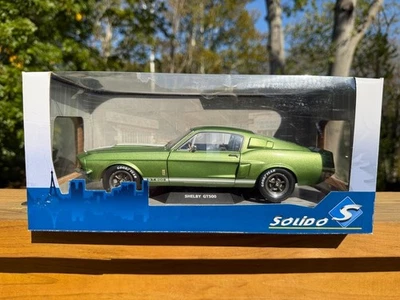Solido 1:18 1967 Ford Shelby Mustang GT500 NIB Light Green - Image 1 of 4