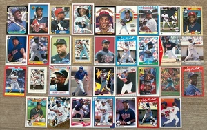 Kirby Puckett (lote de 34 tarjetas con insertos) Minnesota Twins HOF EX-NrMt - Imagen 1 de 5