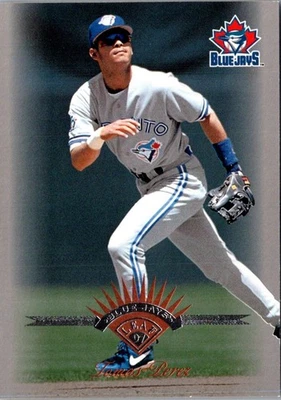 1997 Leaf Tomas Perez #128 Toronto Blue Jays Baseball Card - Image 1 of 2