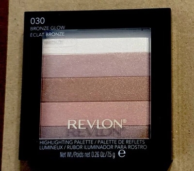 Revlon Highlighting Palette 030 Bronze Glow 0.26 Oz/75g New Sealed - Image 1 of 2