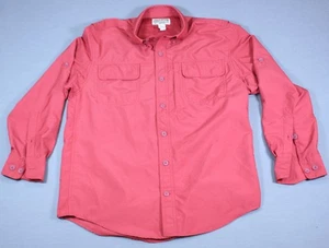 Duluth Trading Shirt Mens Red CoolPlus Action Fishing Hiking Outdoor M - Picture 1 of 10
