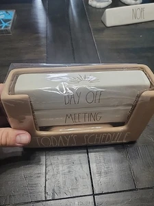 Rae Dunn Keramik ewiger Kalender heutiger Zeitplan Kalender neutral Boho Geschenk - Bild 1 von 4