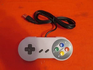 Classic Super Nintendo USB Famicom Color SNES Sf PC Controller Gamepad 1903 - Picture 1 of 4
