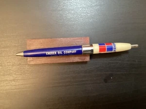 Vintage Checker Oil Company Ball Point Pen 1960s - Picture 1 of 15