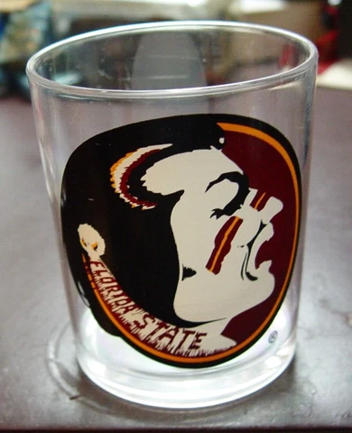 Florida State University Seminoles Plastic Whiskey Glass Cover