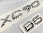 CHROME XC90 + B5 FIT VOLVO XC90 REAR TRUNK NAMEPLATE EMBLEM BADGE LETTERS NUMBER Volvo XC90