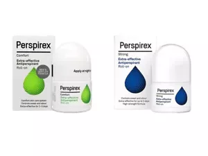 Perspirex Antiperspirant Roll-On Strong Comfort Control Sweat Odour(Green,Blueν - Picture 1 of 15