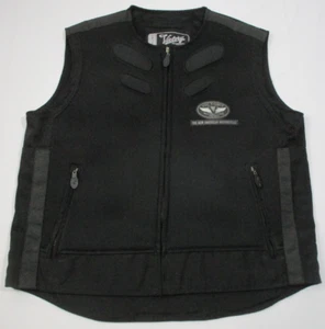 Chaleco de motocicleta Victory para hombre LG negro carcasa blanda transpirable logotipo de poliéster - Imagen 1 de 4