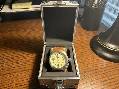 TW Steel Canteen Watch Men 58mm CTW21 Date Stainless Steel 100M New Battery - Image 1 of 4