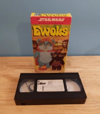 Vintage 1986 Lucasfilm VHS Tapes EWOKS Double Length Animated Cartoon Episodes - Image 1 of 4