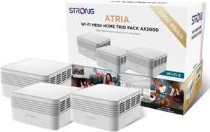 STRONG ATRIA AX3000 PK X3 Whole Home Mesh Wi-Fi 6 System, Covers Up To 5,000sf - Picture 1 of 13