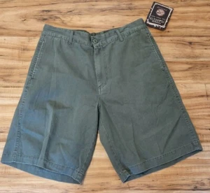 Rothco olivfarbene Herrenshorts Größe 34 Stil 2620 Vintage Klasse vorne flach Shorts - Bild 1 von 4