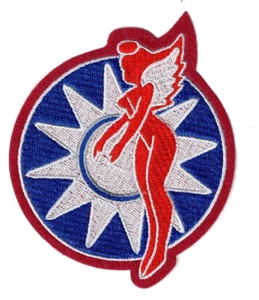 Parche Hells Angels 3rd Fighter Squadron Hells Angels de los Flying Tigers de la Segunda Guerra Mundial [HIERRO EN COSTURA -FT7] - Imagen 1 de 1
