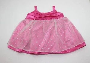 Build A Bear Outfit Neon Pink Dress Fancy Princess Regular Size Party Dance  - Picture 1 of 4