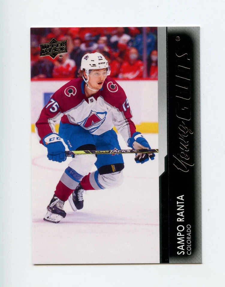 21/22 UPPER DECK YOUNG GUNS ROOKIE RC #457 SAMPO RANTA AVALANCHE *69941 - Image 1 of 1
