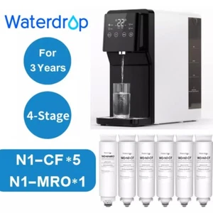 Waterdrop Countertop Reverse Osmosis System, 4-Stage, 3 Years, 5 N1-CF, 1 N1-MRO - Picture 1 of 11