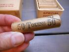 Ohio Valley Bus Company Transit Tokens One Roll Of 50 Tokens 1940's - 50's