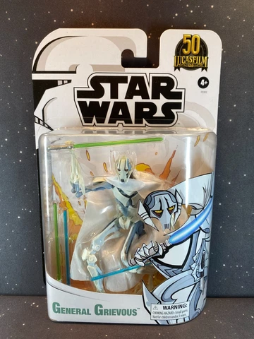 Star Wars Black Series 50th Lucasfilm Clone Wars General Grievous 6 In Scale Cover