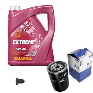 MAHLE Inspektionspaket MANNOL 5 L 5W-40 Extreme für VW Passat Variant 1.8 T 20V