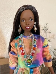 Handmade Jewelry for 11-1/2" Fashion Doll - Lampworks Necklace & earrings - Picture 1 of 4