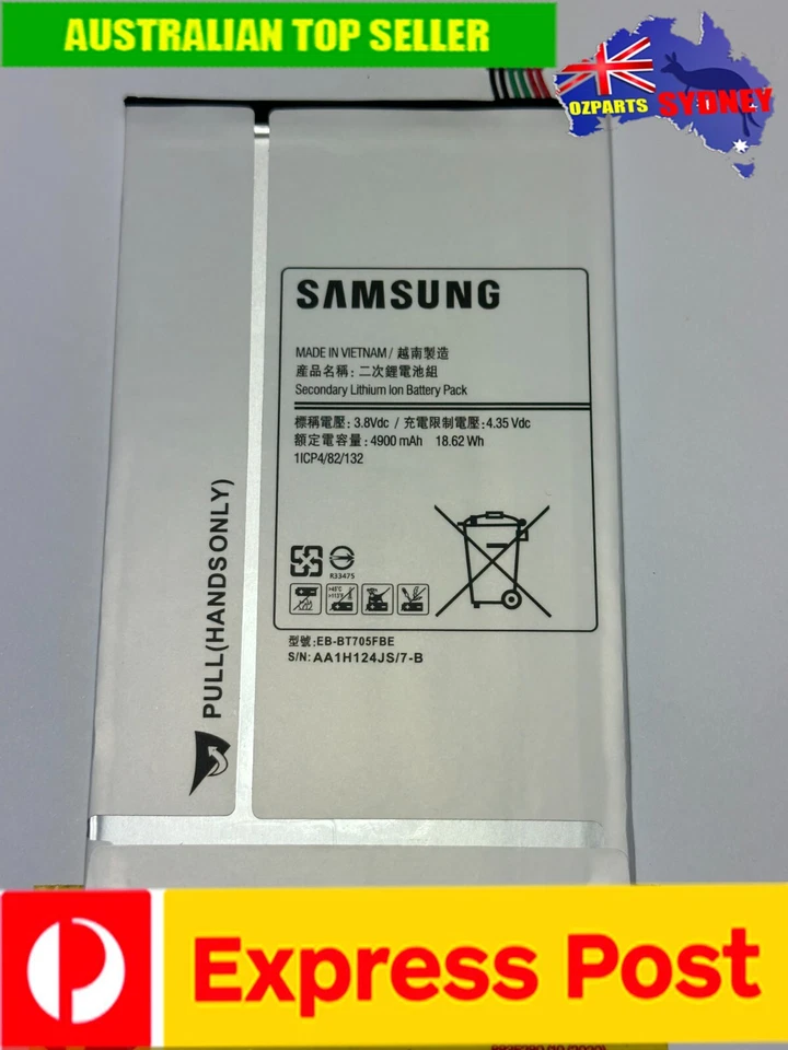 ORIGINAL Samsung Galaxy Tab S2 8.0", T710, T713, T715, T719 Battery, EB-BT710ABE - Image 1 of 4