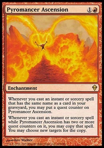 1x Pyromancer Ascension Zendikar MtG Magic Red Rare 1 x1 Card Cards - Image 1 of 1