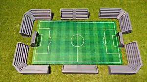 EM Deko Fussball Stadion Fußballstadion + 2 Tore +Tribünen für Schaufenster usw. - Bild 1 von 4