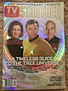Star Trek TV Guide 35th Anniversary Tribute Magazine 2002 Kirk Janeway Picard - Bild 1 von 1