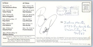 Bill Cosby Autograph Signed Harrah's Casino Lake Taho Nevada Promo Postcard 1976 - Picture 1 of 3