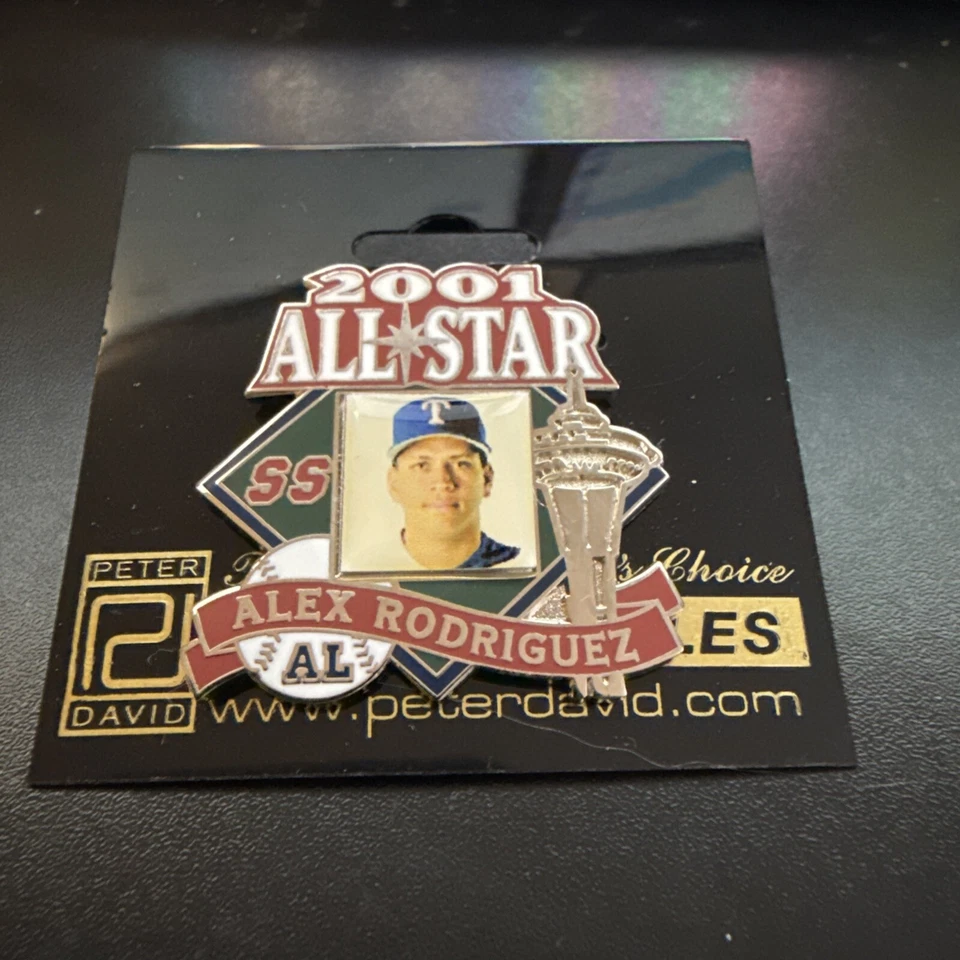 Alex Rodriguez 2001 All-Star Game Texas Rangers MLB Lapel Pin New MORE - Image 1 of 1