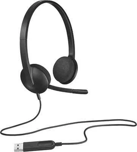 Logitech H340 A-00044 Stereo USB Headset PC Microphone Gaming Conferencing Logi - Picture 1 of 3
