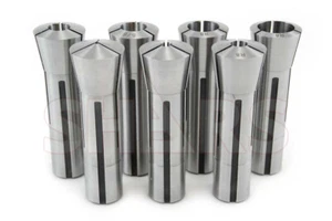 Juego de pinzas Shars 1/8 - 7/8" por 8th 7 piezas Precision R8 .0006" TIR nuevo #[ - Imagen 1 de 1